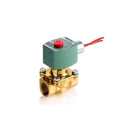 Asco Solenoid Valve, 2-Way, Normally Open, 1 in Pipe Size 8210G014